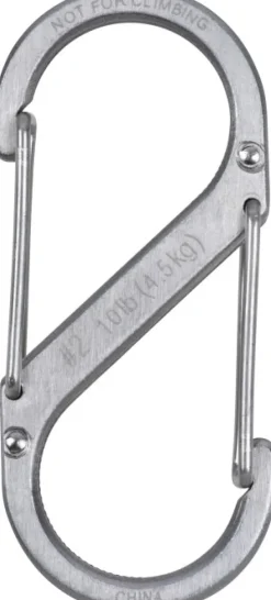 Nite Ize S-Biner Size #2 Stainless| Reppujen Ja Laukkujen Tarvikkeet