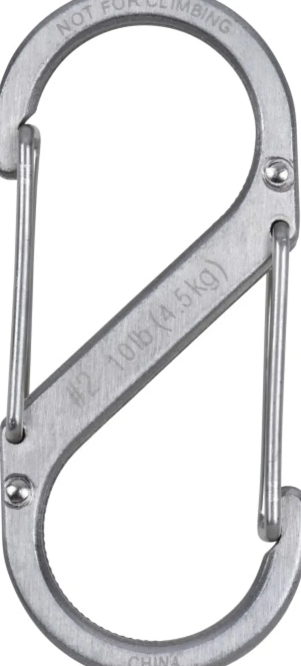 Nite Ize S-Biner Size #2 Stainless| Reppujen Ja Laukkujen Tarvikkeet