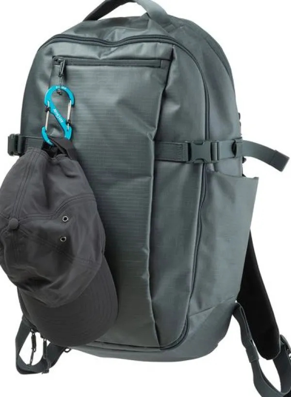 Nite Ize Reppujen Ja Laukkujen Tarvikkeet^S-Biner SlideLock Aluminum karabiinihaka, koko 4, sininen