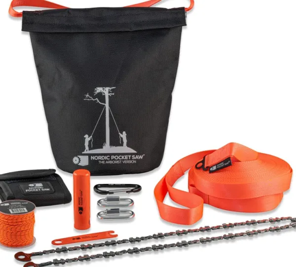 Nordic Pocket Saw Arborist V.2 taskusaha, oranssi/musta| Sahat
