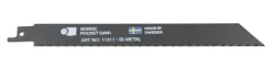 Nordic Pocket Saw Saw Blade BI metallinen sahanterä, 2kpl| Sahat