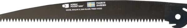 Nordic Pocket Saw Sahat^vaihtoterä Skalvik 8 -käsisahaan, Black