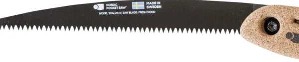 Nordic Pocket Saw Sahat^vaihtoterä Skalvik 8 -käsisahaan, Black