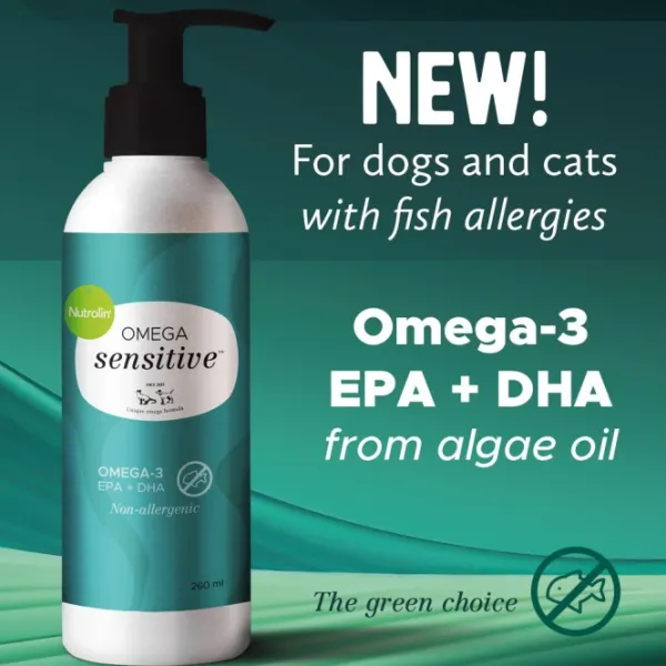 Nutrolin Omega Sensitive 260 ml| Ravintolisät/Vitamiinit