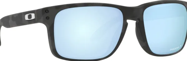 Oakley Aurinkolasit Kalastukseen^Holbrook Matte Black Camo Prizm Deep Water Polarized aurinkolasit