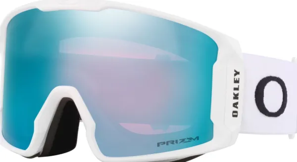 Oakley Line Miner Matte White Prizm Snow Sapphire laskettelulasit, XL| Suojalasit Ja Laskettelukypärät