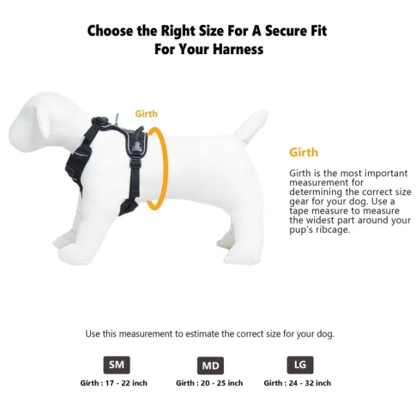 OllyDog Valjaat^Alpine Reflective Harness Raven