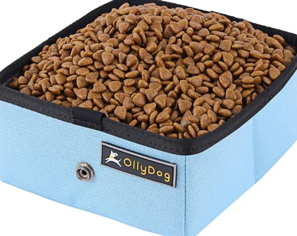 OllyDog Crumple -koiranruokakuppi, sininen| Koirankupit