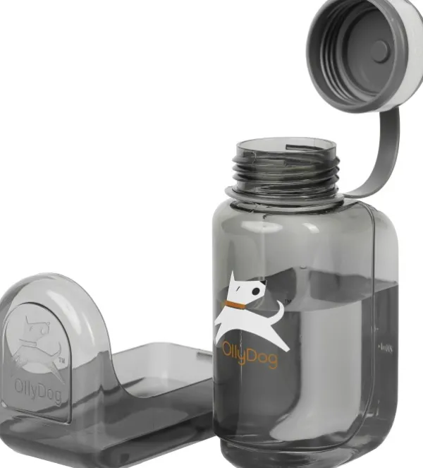 OllyDog Kuljetushäkit Ja Matkustustarvikkeet^OllyBottle koiran matkajuomapullo, harmaa, 600 ml