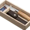 Opinel Kotelot Ja Tarvikkeet^Luxury Olive No8 8,5 cm taskuveitsi + kotelo lahjapakkauksessa
