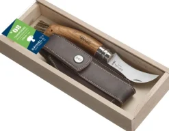 Opinel Sieniveitset^Mushroom knife Oak wood sieniveitsi