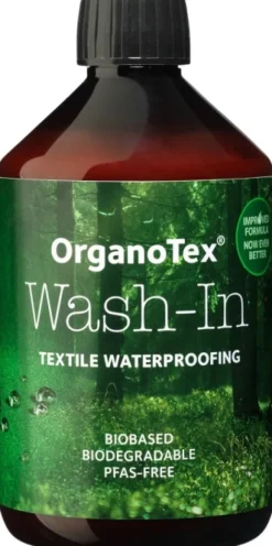 OrganoTex Tekstiilinhoito^BIO Wash-In kyllästeaine, 500 mL