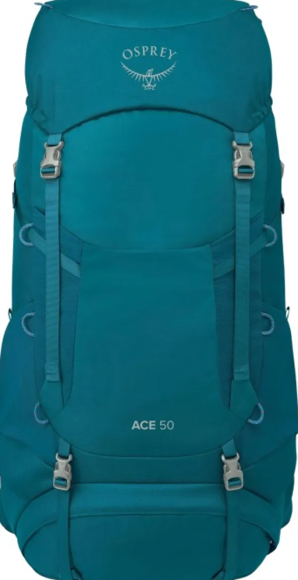 Osprey Reput Ja Rinkat^Ace 50 Blue Spikemoss/Deep Peyto Kids