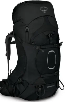 Osprey Aether 65 Black| Reput Ja Rinkat
