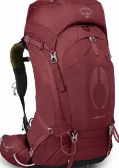 Osprey Aura AG 50 naisten rinkka, Berry Sorbet Red| Reput Ja Rinkat
