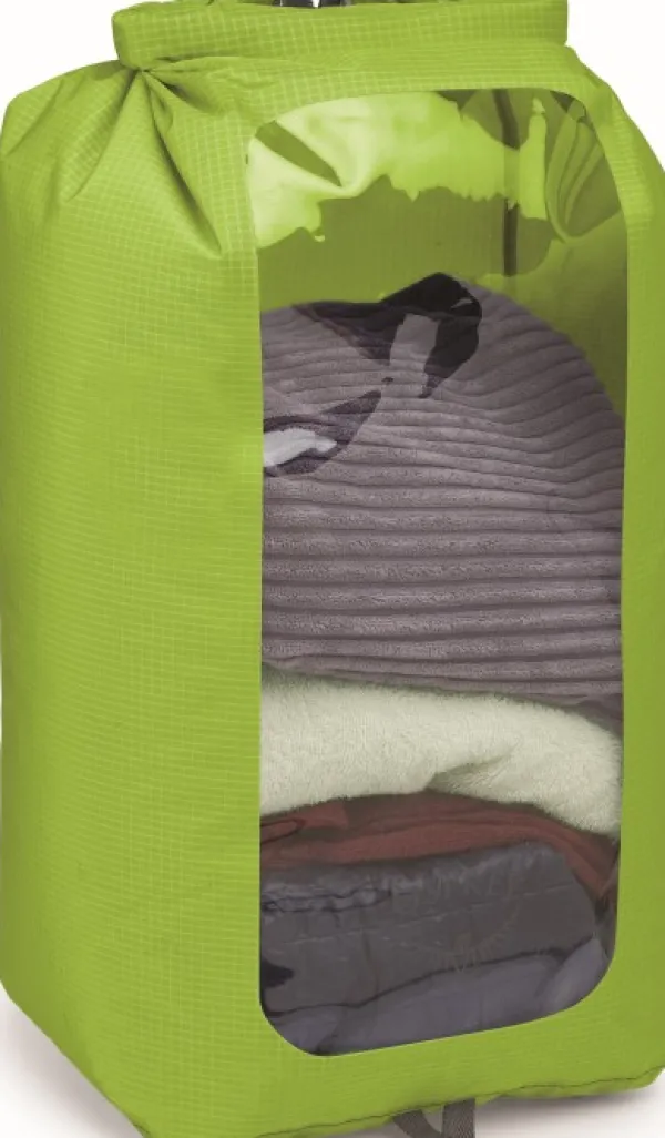 Osprey Dry Sack window kuivapussi, 35 L, lime| Kuiva- Ja Pakkauspussit