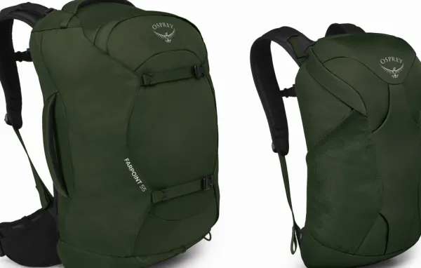 Osprey Matkalaukut^Farpoint 55 matkailurinkka, vihreä