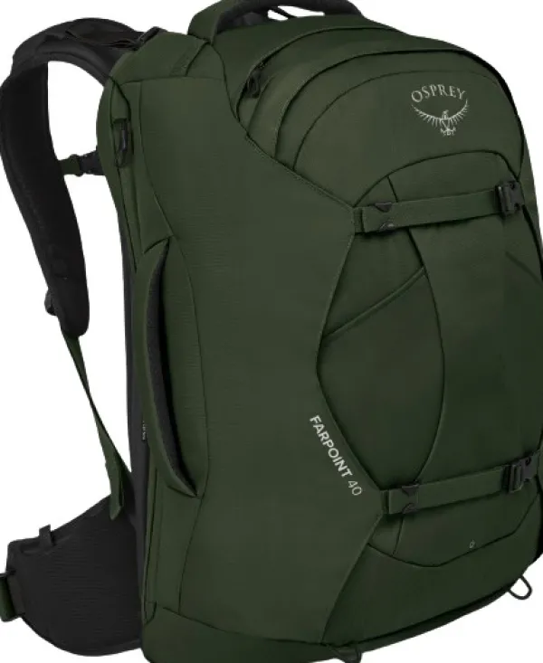 Osprey Matkalaukut^Farpoint 40 matkailurinkka, vihreä