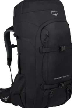 Osprey Farpoint Trek rinkka 75L, musta| Reput Ja Rinkat