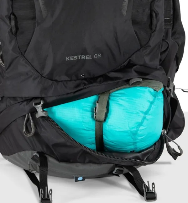 Osprey Kestrel 68 rinkka, musta| Reput Ja Rinkat