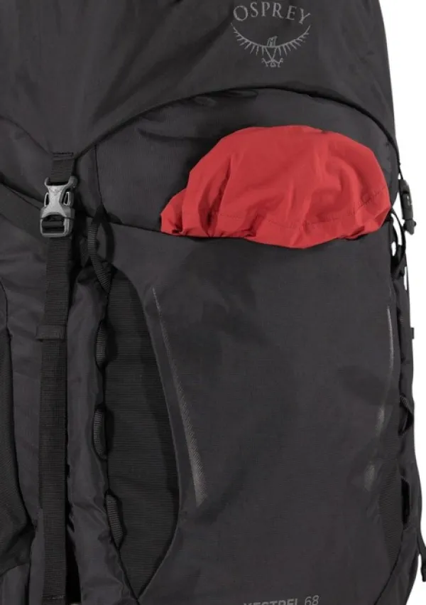 Osprey Kestrel 68 rinkka, musta| Reput Ja Rinkat