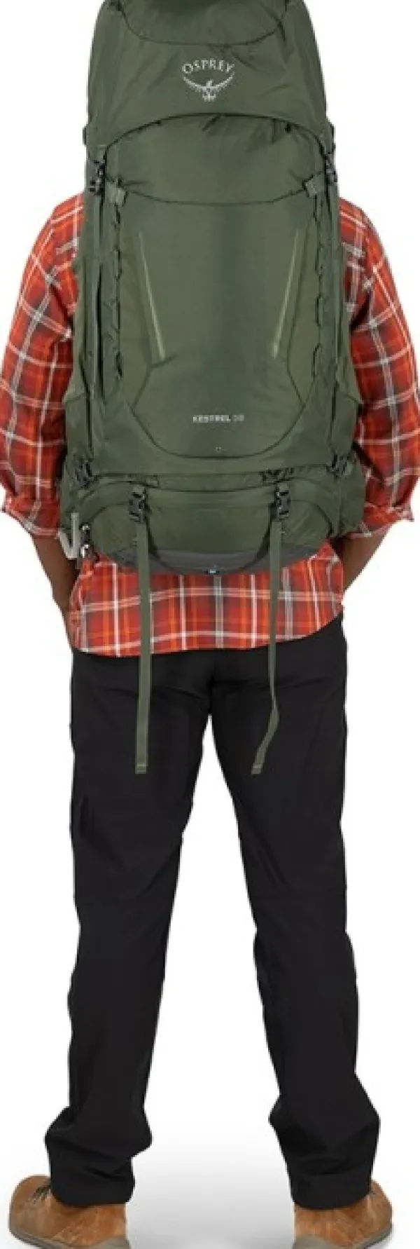 Osprey Kestrel 58 rinkka, musta| Reput Ja Rinkat