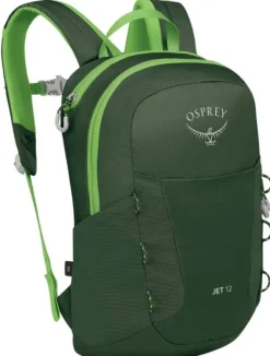 Osprey Kids Jet 12 Green Canopy/Limeline Green| Reput Ja Rinkat