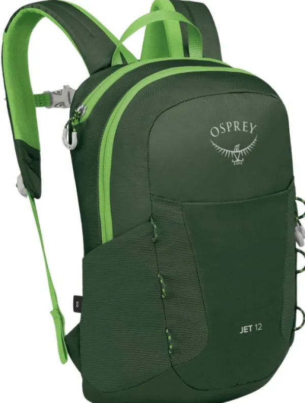 Osprey Kids Jet 12 Green Canopy/Limeline Green| Reput Ja Rinkat