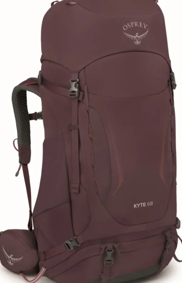 Osprey Reput Ja Rinkat^Kyte 68 naisten rinkka, ruskeapunainen