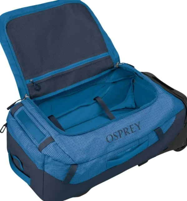 Osprey Rolling Transporter 60 Blue Flame/Scoria Blue| Matkalaukut