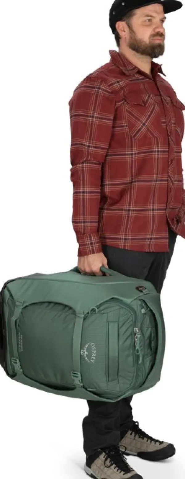 Osprey Sojourn Shuttle 45 matkalaukku, musta| Matkalaukut