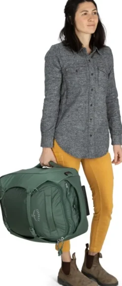 Osprey Sojourn Shuttle 45 matkalaukku, musta| Matkalaukut