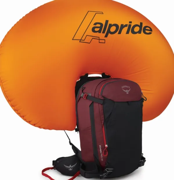 Osprey Reput Ja Rinkat^Sopris Pro Avy 30 laskettelureppu, punaruskea/musta