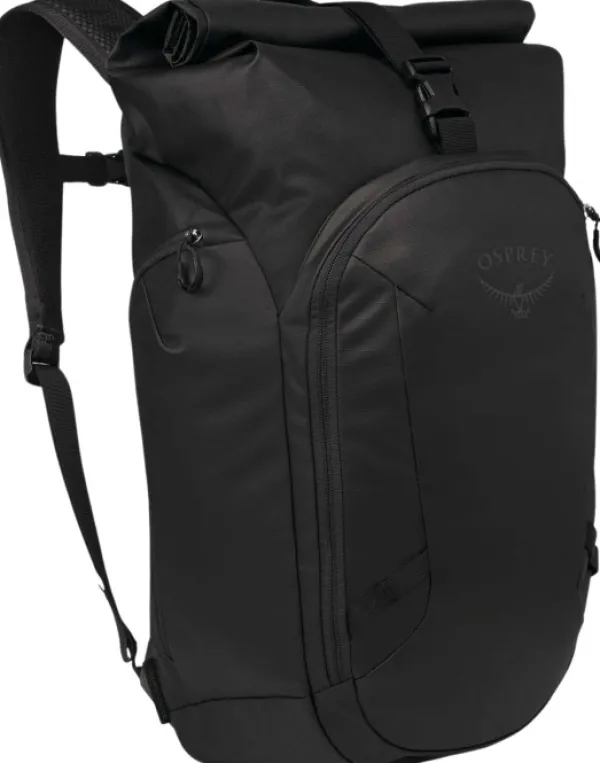 Osprey Reput Ja Rinkat^Transporter Roll Top Pack Raven Black/Black