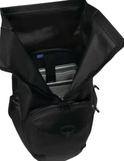 Osprey Reput Ja Rinkat^Transporter Roll Top Pack Raven Black/Black