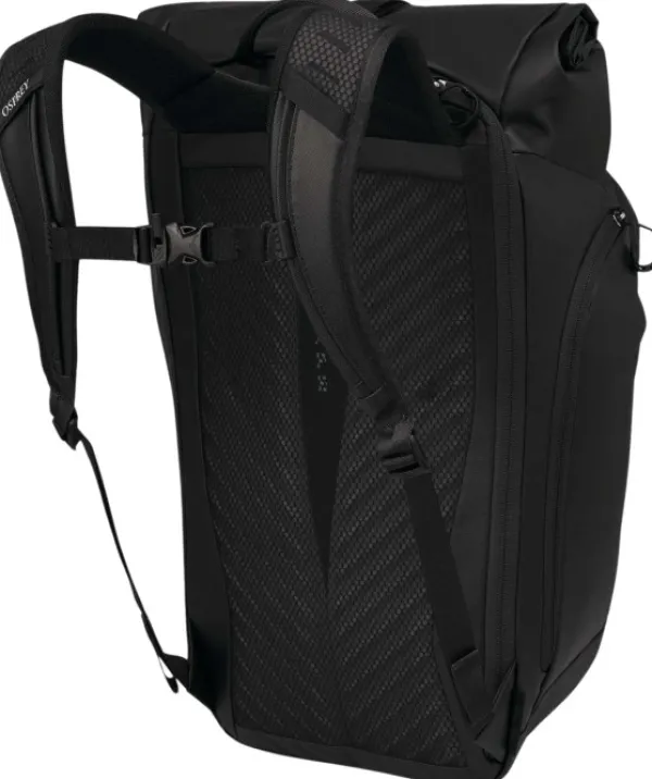 Osprey Reput Ja Rinkat^Transporter Roll Top Pack Raven Black/Black