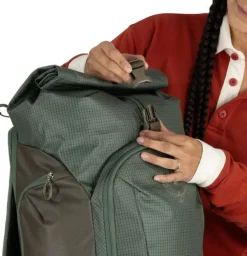 Osprey Reput Ja Rinkat^Transporter Roll Top Pack Raven Black/Black