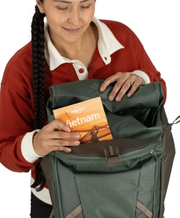 Osprey Reput Ja Rinkat^Transporter Roll Top Pack Euphoria Purple/Purple Ink