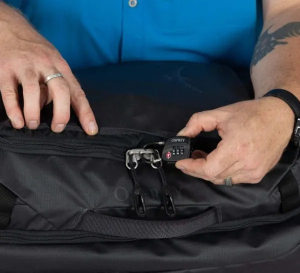 Osprey Transporter Squffel 44 Raven Black/Black| Varustekassit