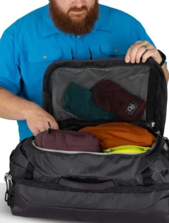 Osprey Transporter Squffel 44 Raven Black/Black| Varustekassit