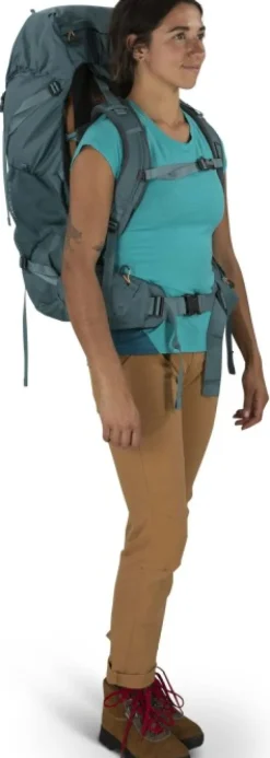 Osprey Reput Ja Rinkat^W's Renn 50 Cascade Blue/Melon Orange