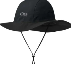 Outdoor Research Metsästysasusteet/Metsästyshatut^Outdoor Reserach Seattle Rain Hat vedenpitävä lierihattu, musta