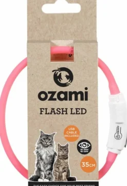 Ozami Halsband Flash Led vaaleanpunainen 35 cm| Vilkkuvalot Ja Huomiotuotteet