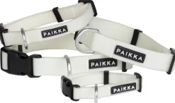 PAIKKA Glow Collar kaulapanta, 2,5x44-65 cm, White| Kaulapannat