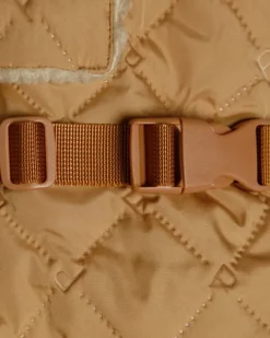 PAIKKA Quilted Sherpa Jacket koiran takki, Camel| Talvitakit