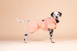 PAIKKA Sadetakit^Reflective Shell Raincoat Peach 45-50 cm