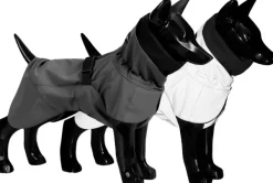 PAIKKA Visibility Raincoat koiran sadetakki, 35-50 cm, harmaa| Sadetakit