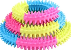 Pawise Koiranlelu Rainbow World Ring Ø15,5 cm| Koiranpentujen Tarvikkeet