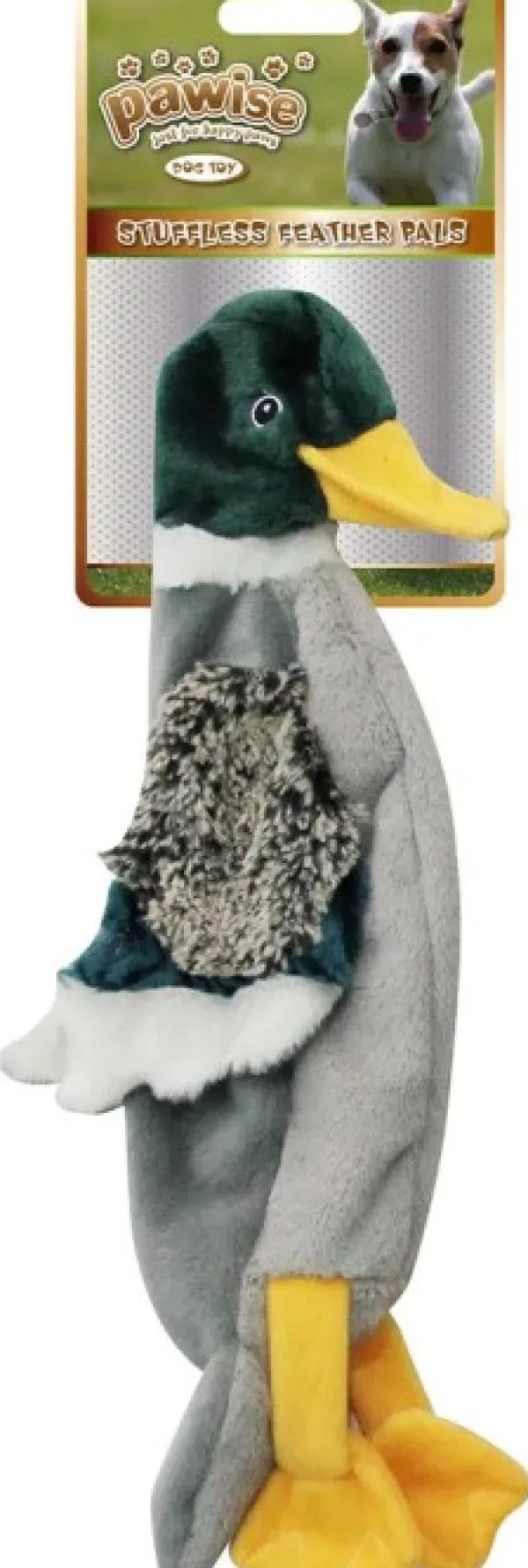 Pawise Pehmeät Lelut^Koiranlelu Stuffingless sinisorsa 49 cm