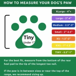 Pawz Dog Boots Black Tiny| Koiran Tossut